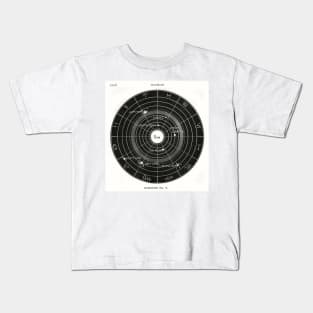 Diagram no.4 from Solar Biology by Hiram Erastus Butler (1841–1916) Kids T-Shirt